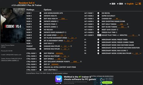 resident evil 4 trainer fling|resident evil 4 remake cheat trainer.